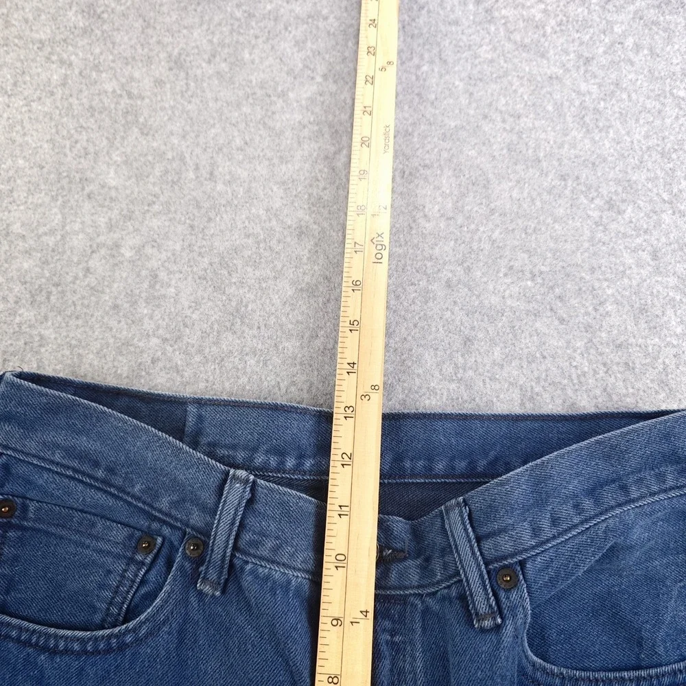 Levis 501xx Jeans 30x27 (Tag 34x30) Medium Wash Button Fly Straight Leg Denim
